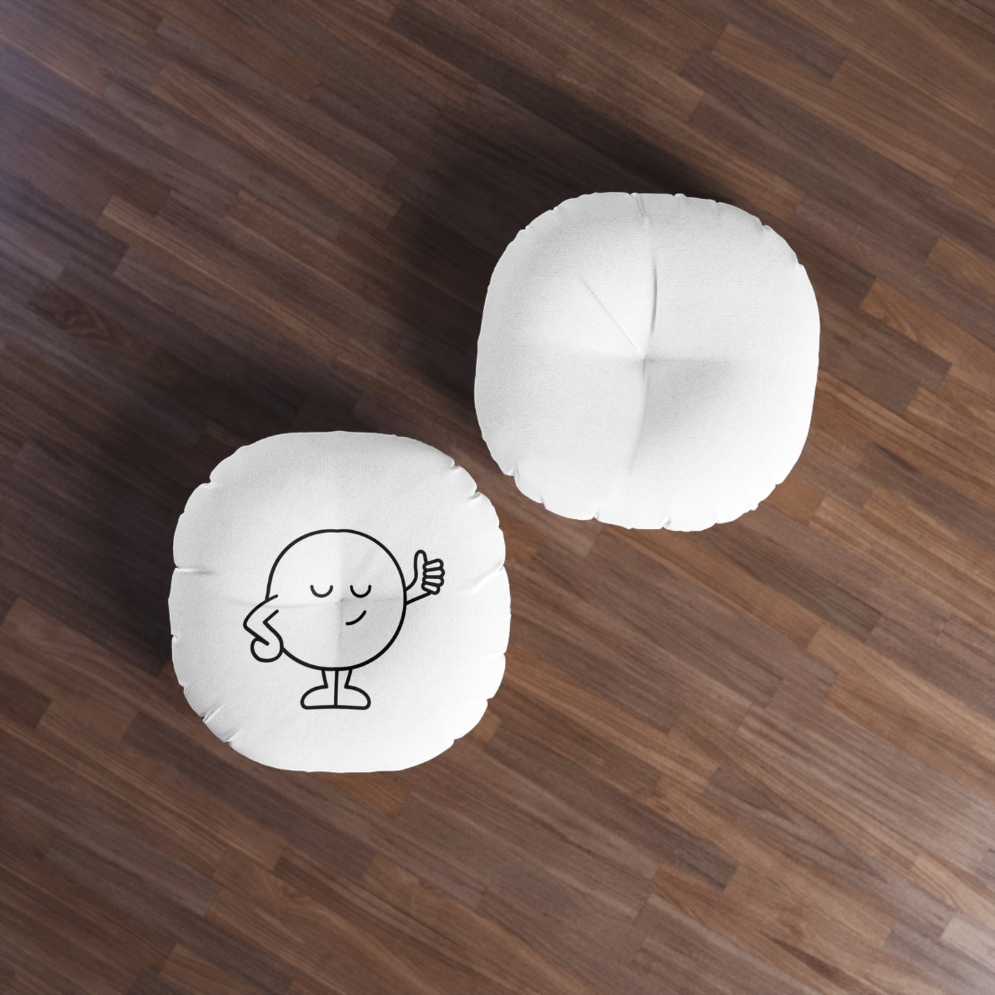 Tufted Floor Pillow, Round