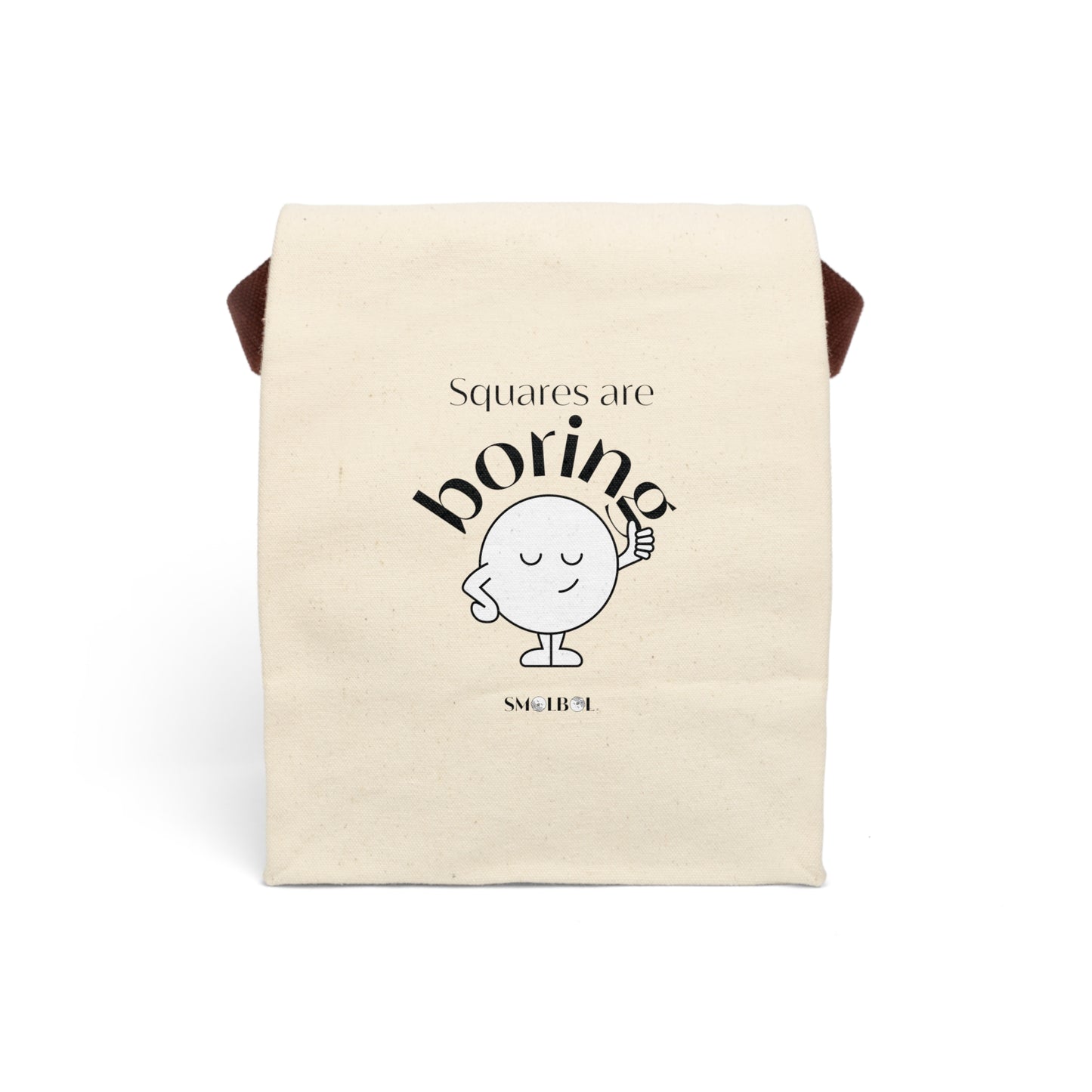 Canvas Lunch Bag With Strap