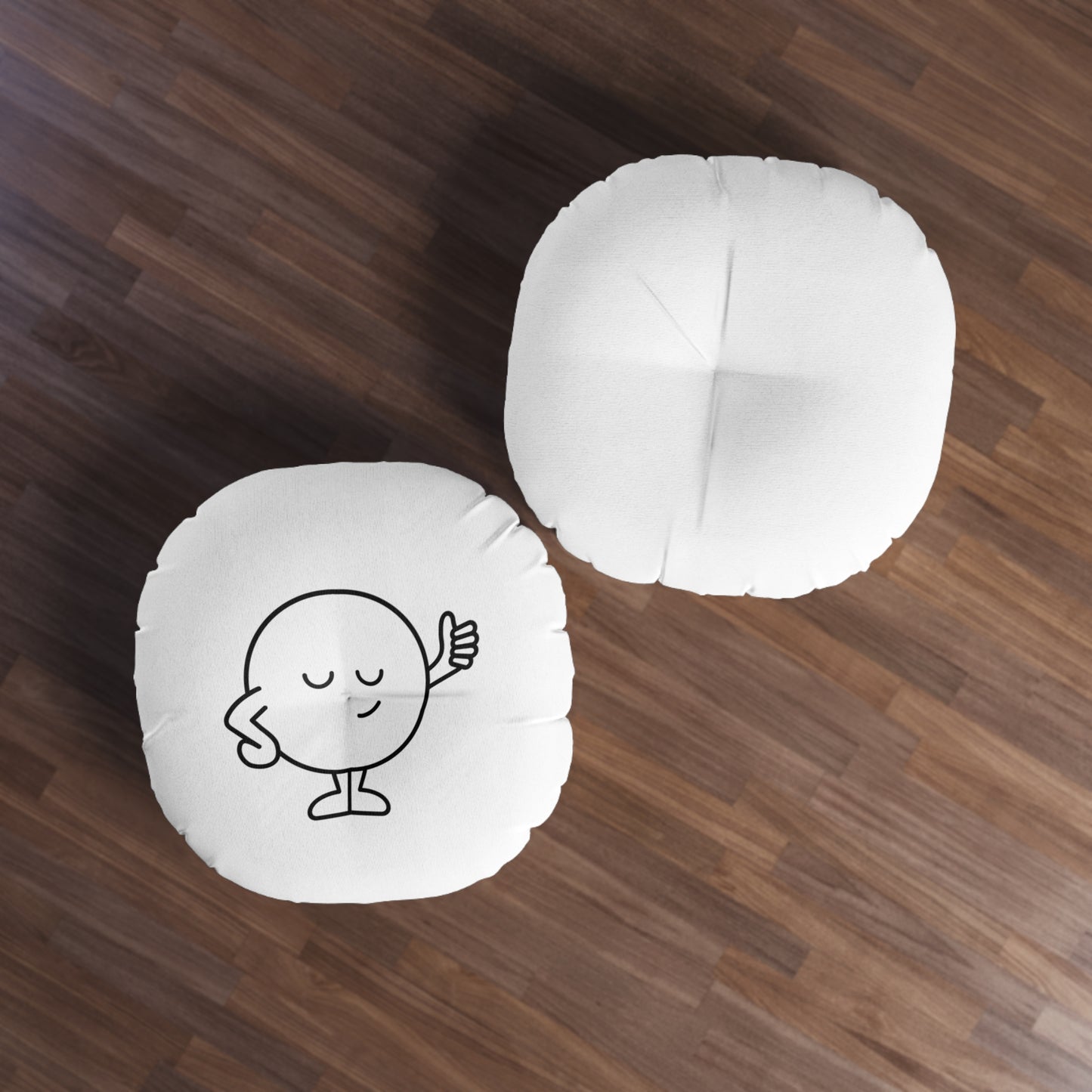 Tufted Floor Pillow, Round